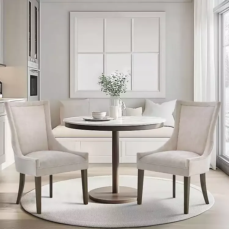 Dining Chairs-Kirklands Home Madison Park Ultra Dining Chairs, Set of 2 Ivory