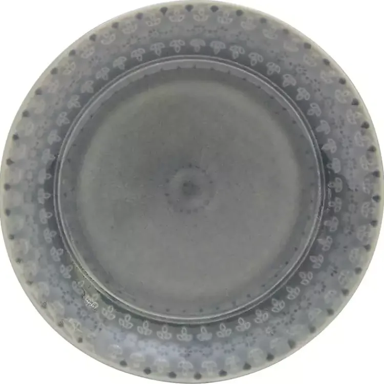 Dinnerware-Kirklands Home Medallion 16-pc. Ceramic Dinnerware Set Gray