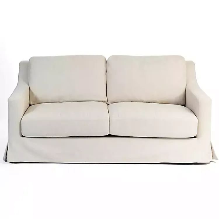 Sofas & Loveseats-Kirklands Home Upholstered Weekend Sofa Ivory