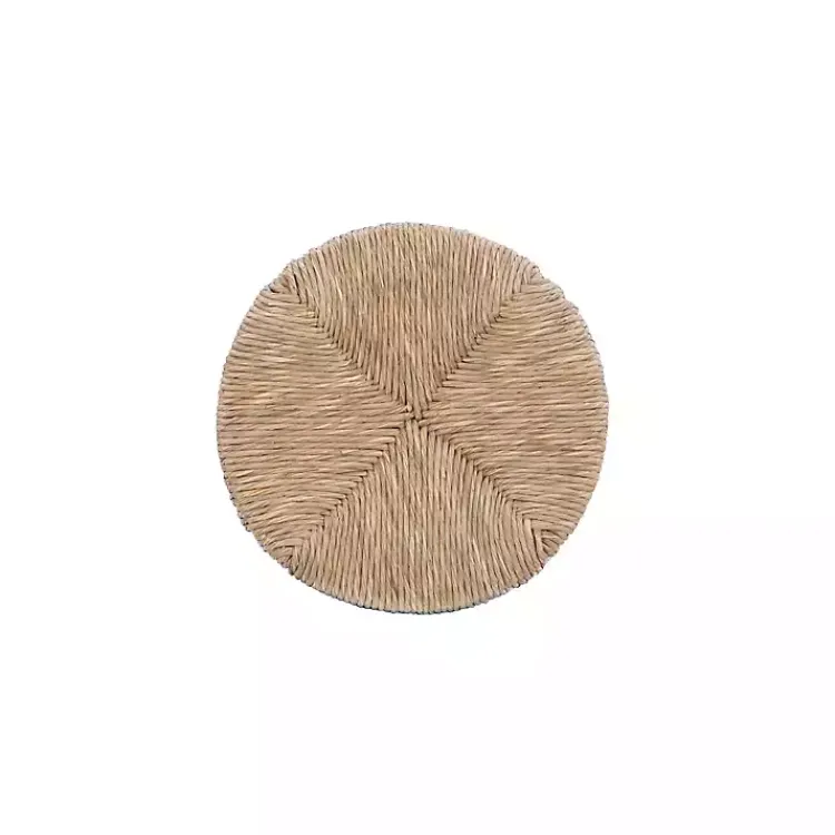 Bar Stools & Counter Height Stools-Kirklands Home Dark Seagrass Swivel Bar Stool Brown