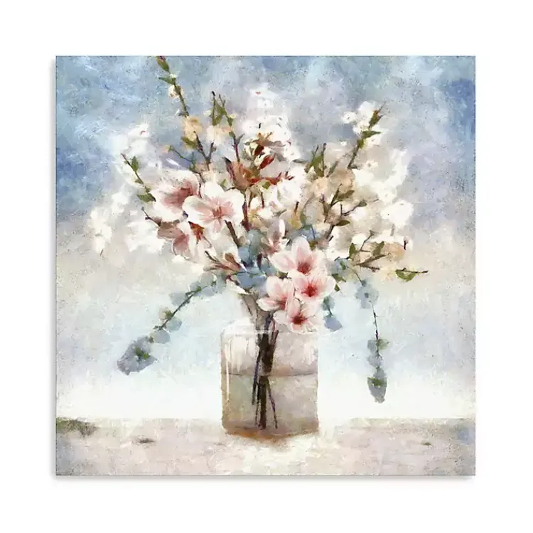 Canvas Art-Kirklands Home Sakura Jar Canvas Art Print, 30x30 in.