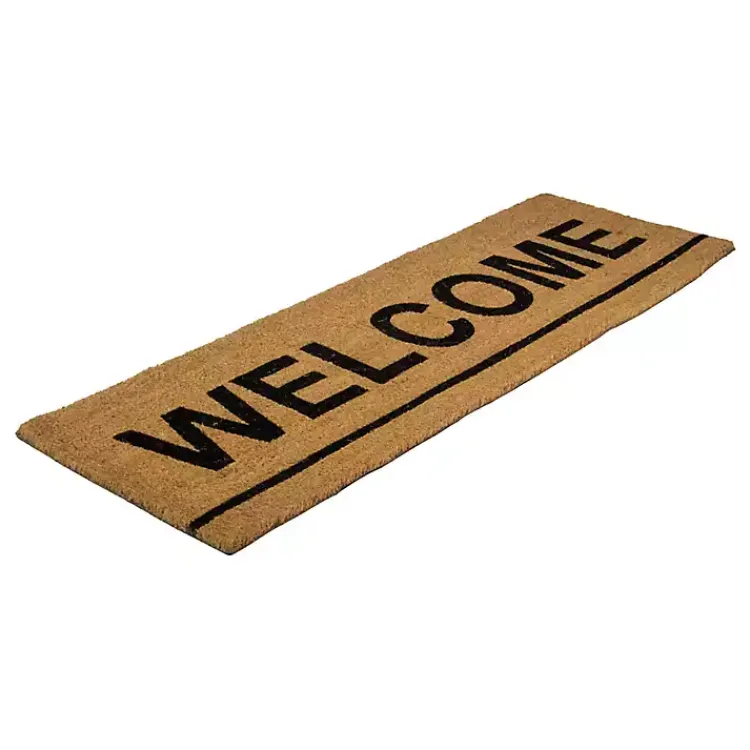 Doormats-Kirklands Home Natural Coir Welcome Doormat