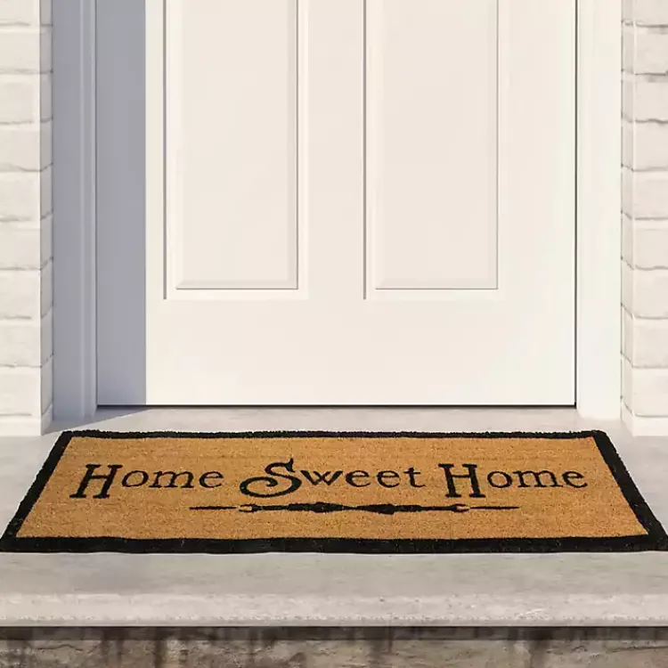 Doormats-Kirklands Home Natural Coir Home Sweet Home Doormat
