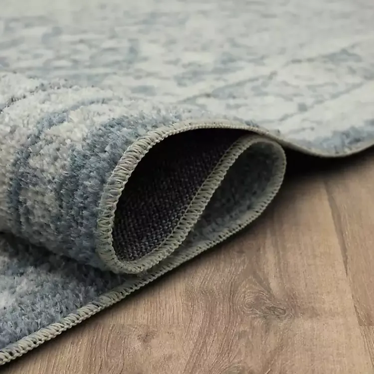 Area Rugs-Kirklands Home Blue and Cream Blackwell Area Rug, 6x9