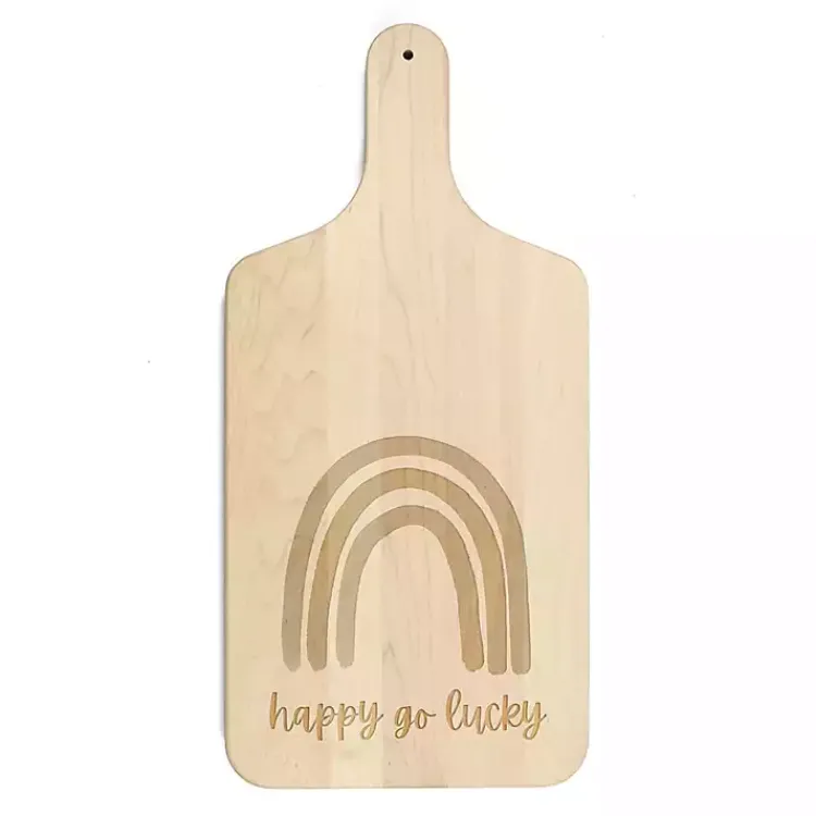Serving & Entertaining-Kirklands Home Light Brown Happy Go Lucky Cutting Board