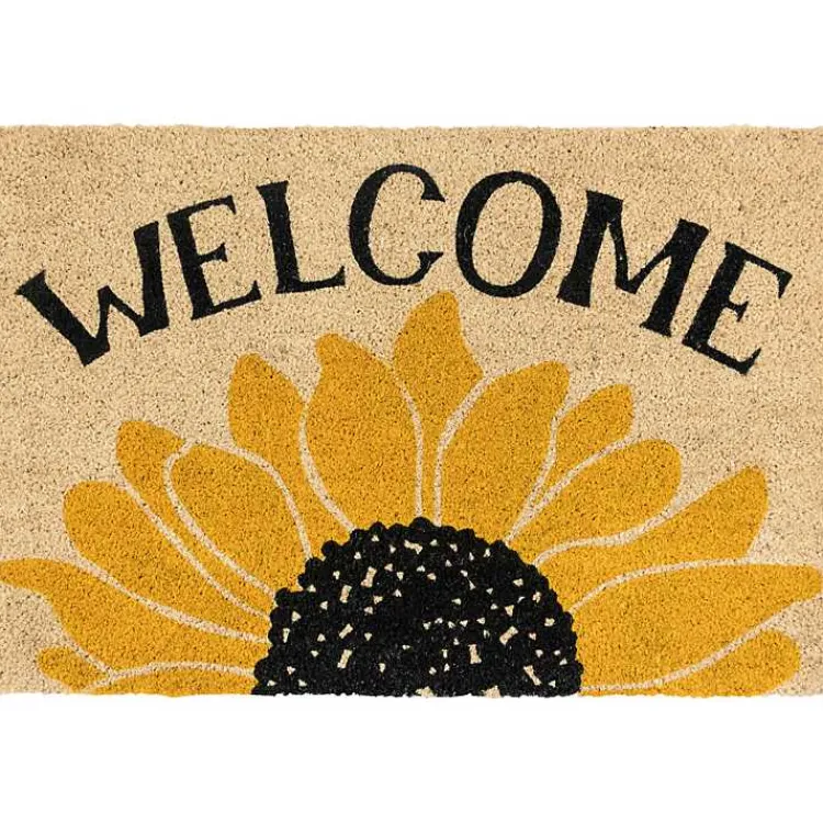 Doormats-Kirklands Home Welcome Sunflower Doormat