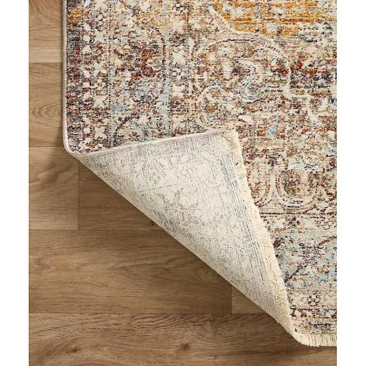 Area Rugs-Kirklands Home Warm Neutral Lucca Area Rug, 7x10
