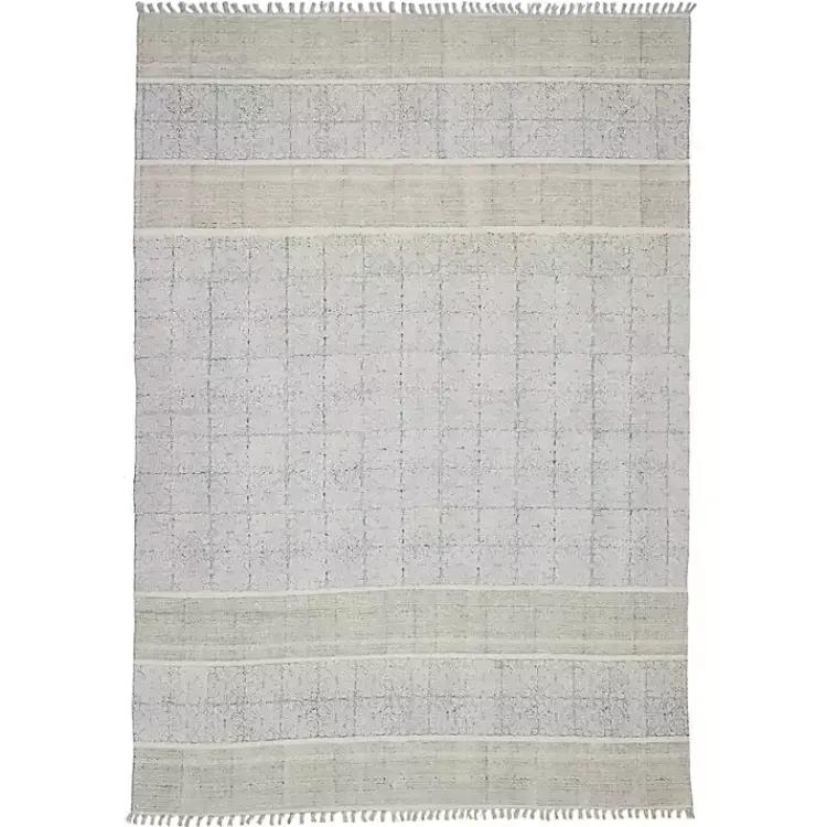 Area Rugs-Kirklands Home Dune Stone Geometric Area Rug, 7x10 Blue