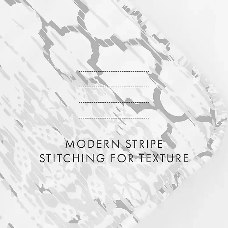 Quilts-Kirklands Home White Trellis Reversible 2-pc. Twin Quilt Set