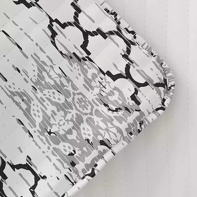 Quilts-Kirklands Home White Trellis Reversible 3-pc. King Quilt Set