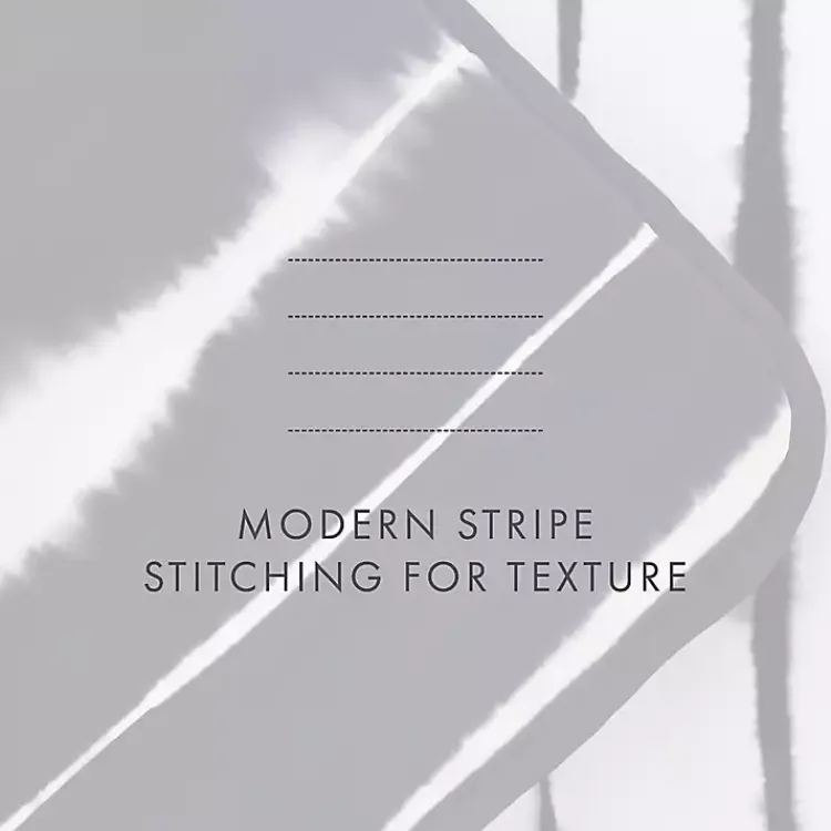 Quilts-Kirklands Home Navy Linear Reversible 3-pc. King Quilt Set