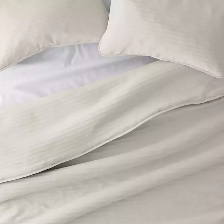 Quilts-Kirklands Home Natural Stitched Stripes 2-pc. Twin Quilt Set