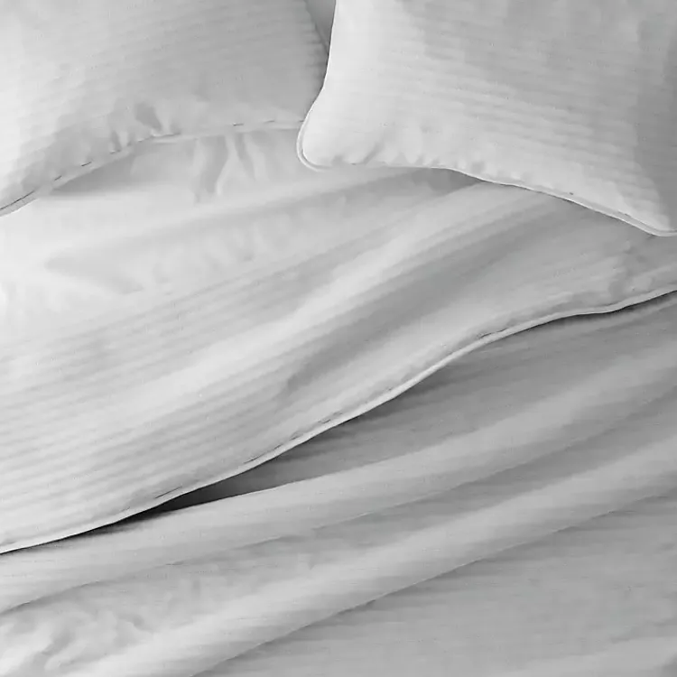 Quilts-Kirklands Home Stitched Stripes 2-pc. Twin Quilt Set Gray