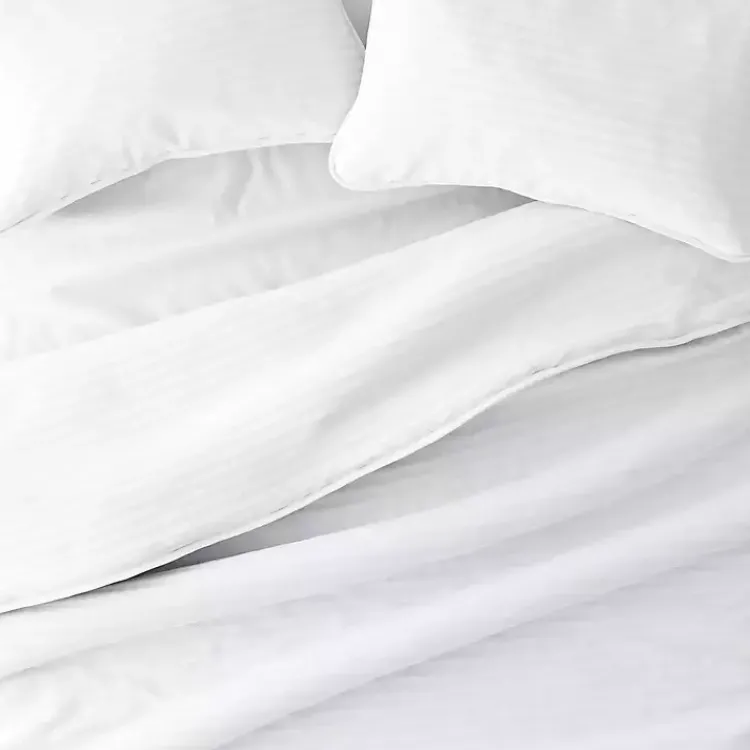 Quilts-Kirklands Home Stitched Stripes 3-pc. King Quilt Set White