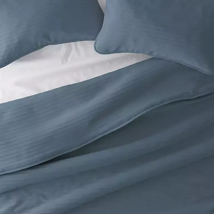 Quilts-Kirklands Home Stitched Stripes 3-pc. King Quilt Set Blue