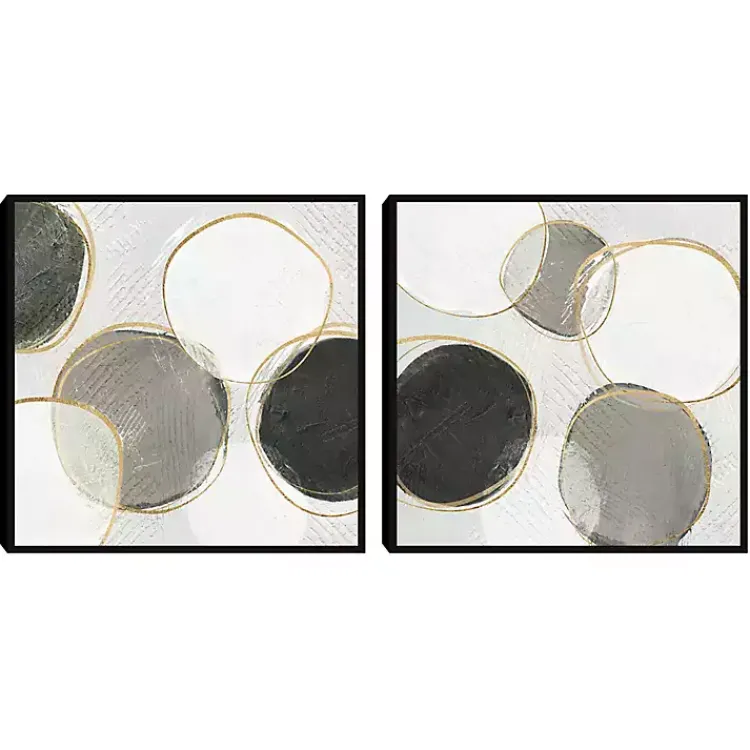 Canvas Art-Kirklands Home River Bottom Framed Canvas Art Prints, Set of 2