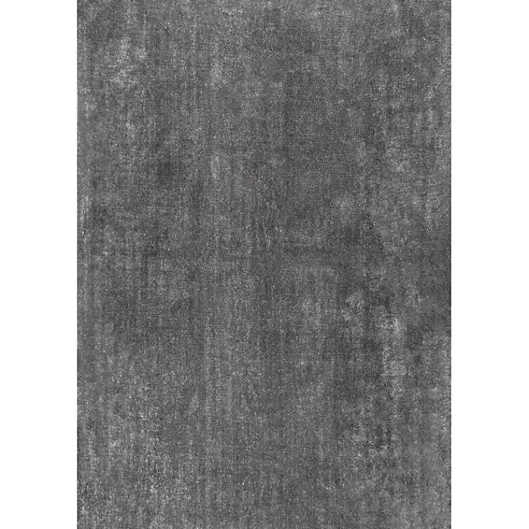 Area Rugs-Kirklands Home Shag Washable Area Rug, 5x8 Gray