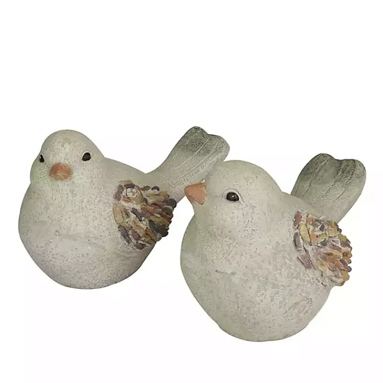 Garden Statues-Kirklands Home Textured Bird Statues, Set of 2 Gray