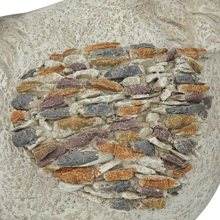 Garden Statues-Kirklands Home Textured Chicken Statue Gray