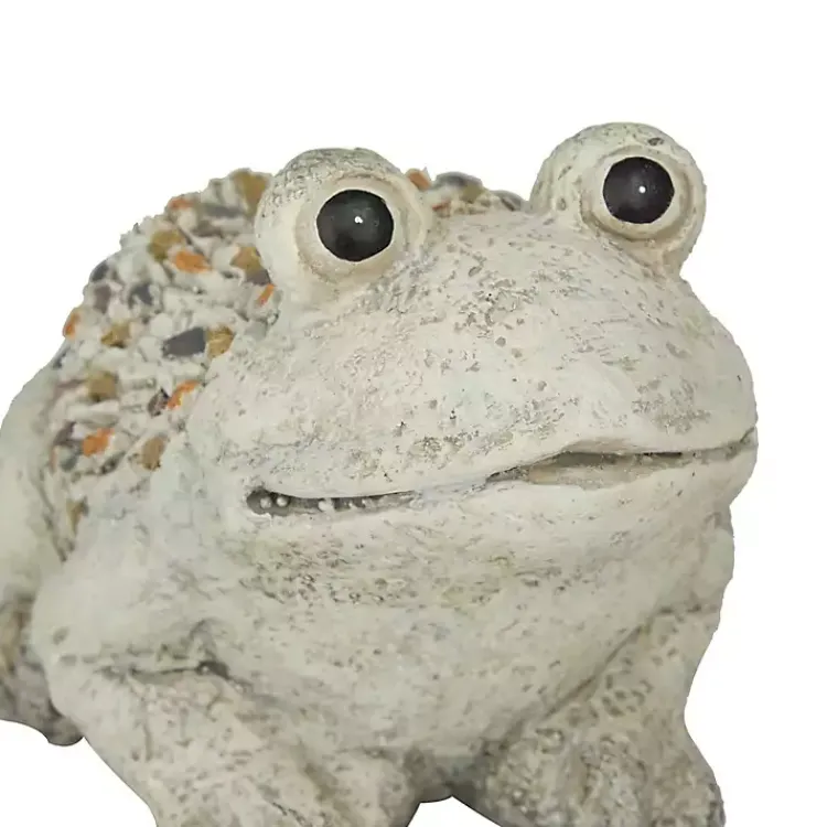 Garden Statues-Kirklands Home Textured Frog Statue Gray