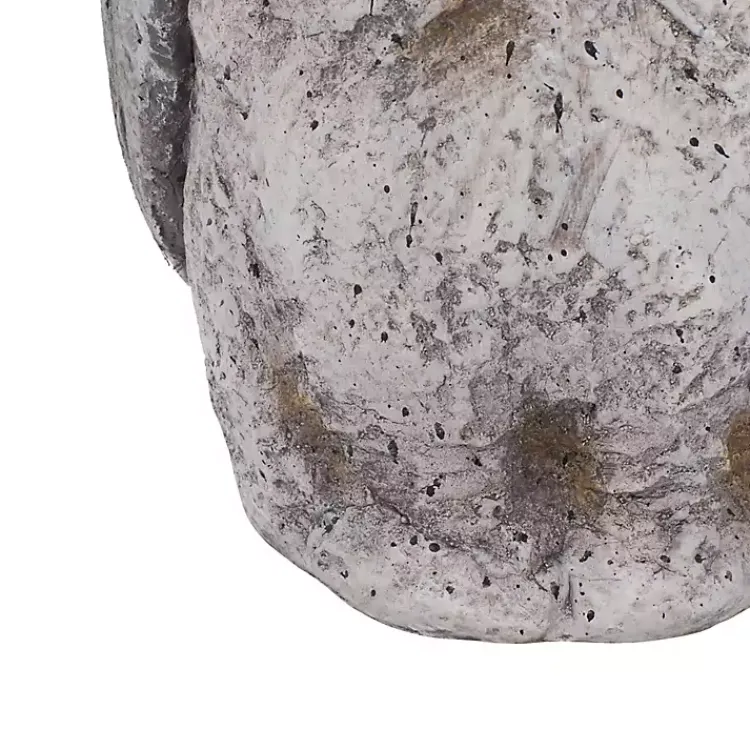 Garden Statues-Kirklands Home Stone Owl Statue Gray