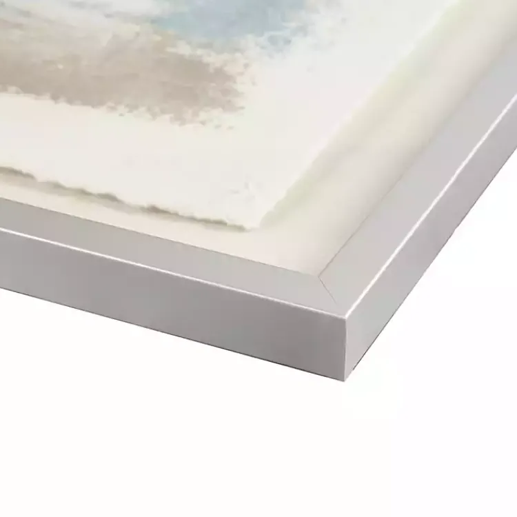 Framed Art-Kirklands Home Madison Park Blue Abstract Framed Art Print