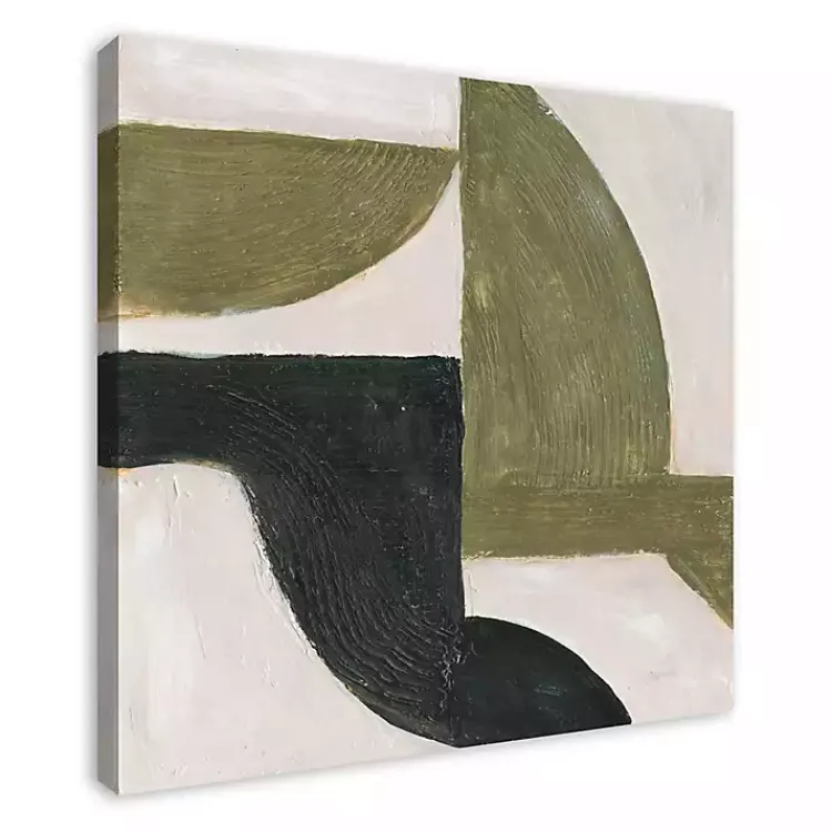 Canvas Art-Kirklands Home Moody Green Shapes II Canvas Art Print