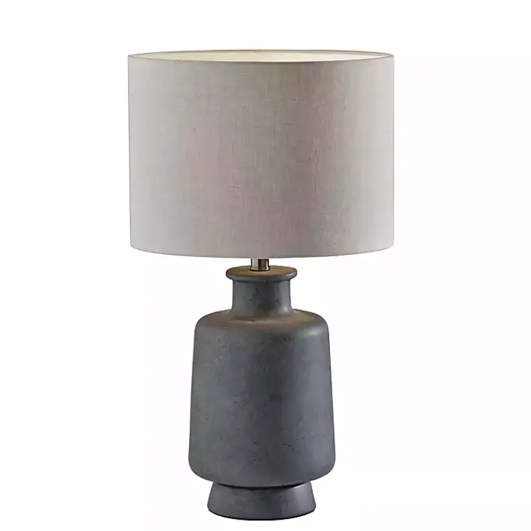 Table Lamps-Kirklands Home Weathered Stone Jug Table Lamp Tan