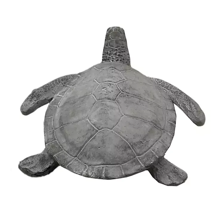 Garden Statues-Kirklands Home Sea Turtle Outdoor Statue Gray