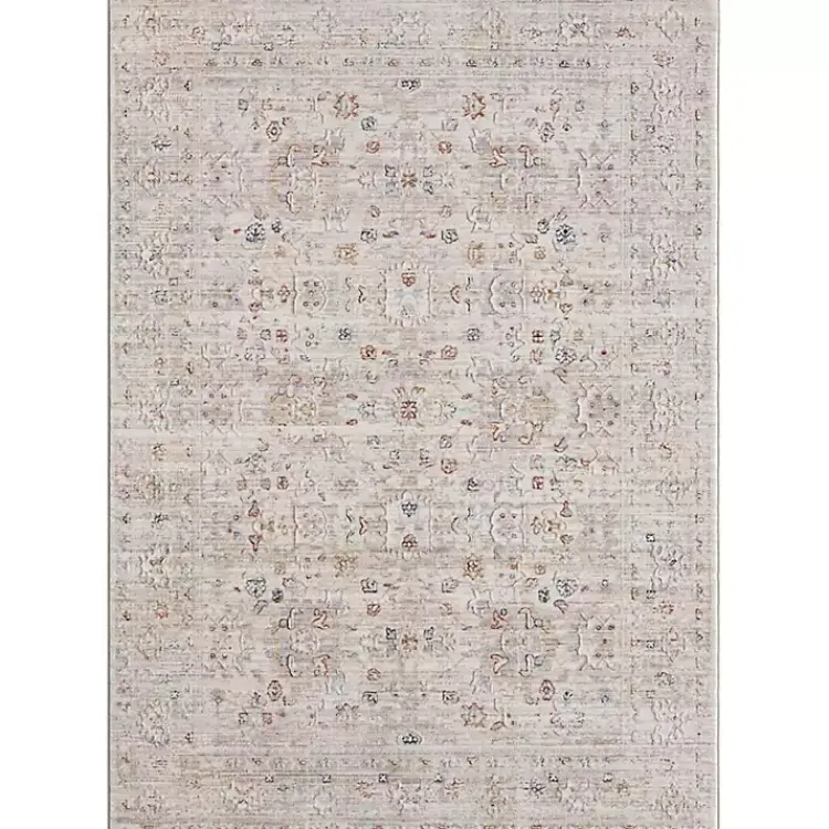 Area Rugs-Kirklands Home Subtle Pattern Area Rug, 5x7 Gray