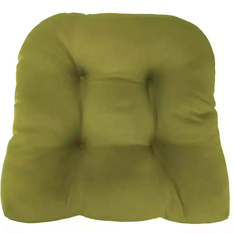 Outdoor Cushions & Pillows-Kirklands Home French Edge 2-pc. Outdoor Wicker Cushion Set Green