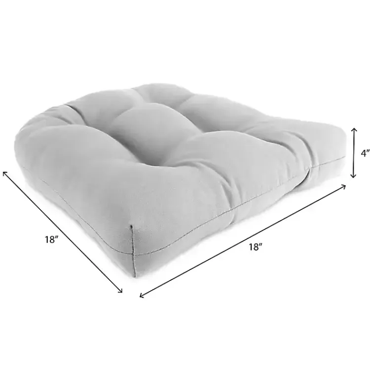 Outdoor Cushions & Pillows-Kirklands Home French Edge 2-pc. Outdoor Wicker Cushion Set Green