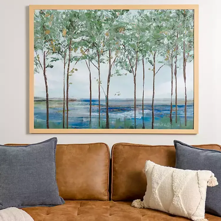 Framed Art-Kirklands Home Forest Peak II Wood Framed Art Print