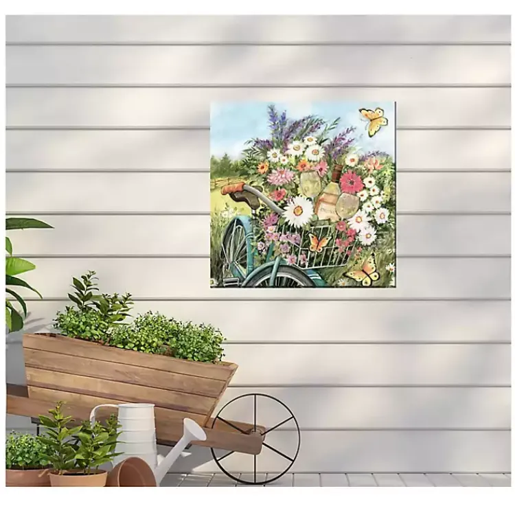 Outdoor Wall Decor-Kirklands Home Brandy's Bike Outdoor Canvas Art Multi