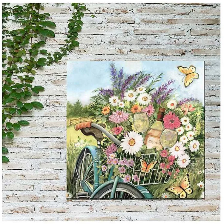 Outdoor Wall Decor-Kirklands Home Brandy's Bike Outdoor Canvas Art Multi