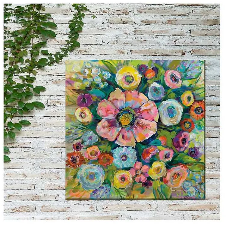 Outdoor Wall Decor-Kirklands Home Firecracker Flowers Outdoor Canvas Art Print Multi