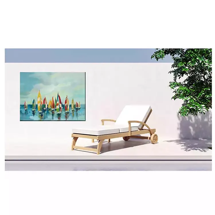 Outdoor Wall Decor-Kirklands Home Bright Sails Outdoor Canvas Art Print