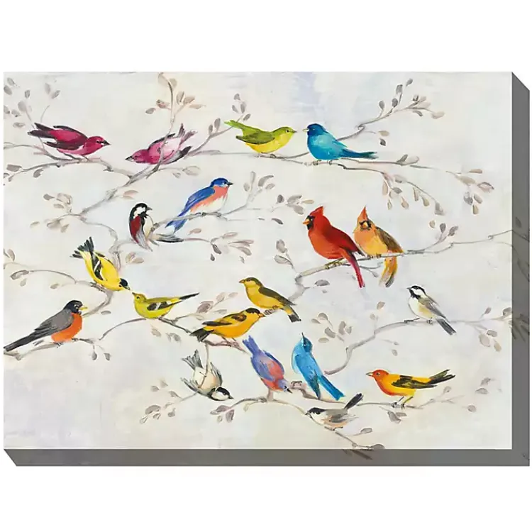 Outdoor Wall Decor-Kirklands Home Meet and Greet Outdoor Canvas Art Print