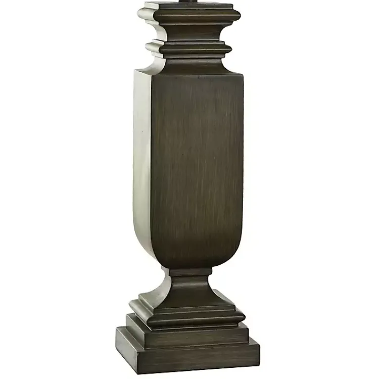 Table Lamps-Kirklands Home Brown Traditional Rectangular Table Lamp