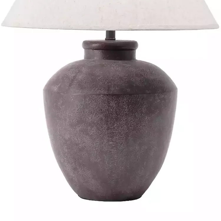 Table Lamps-Kirklands Home Bronze Urn Resin Table Lamp Ivory