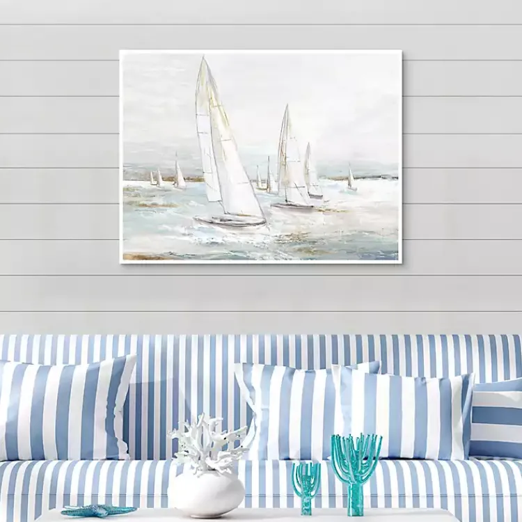 Canvas Art-Kirklands Home Windswept Sails I Framed Canvas Art Print