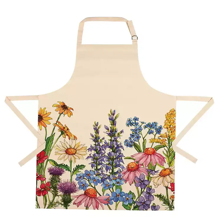 Kitchen Accessories-Kirklands Home Multicolor Wildflowers Apron