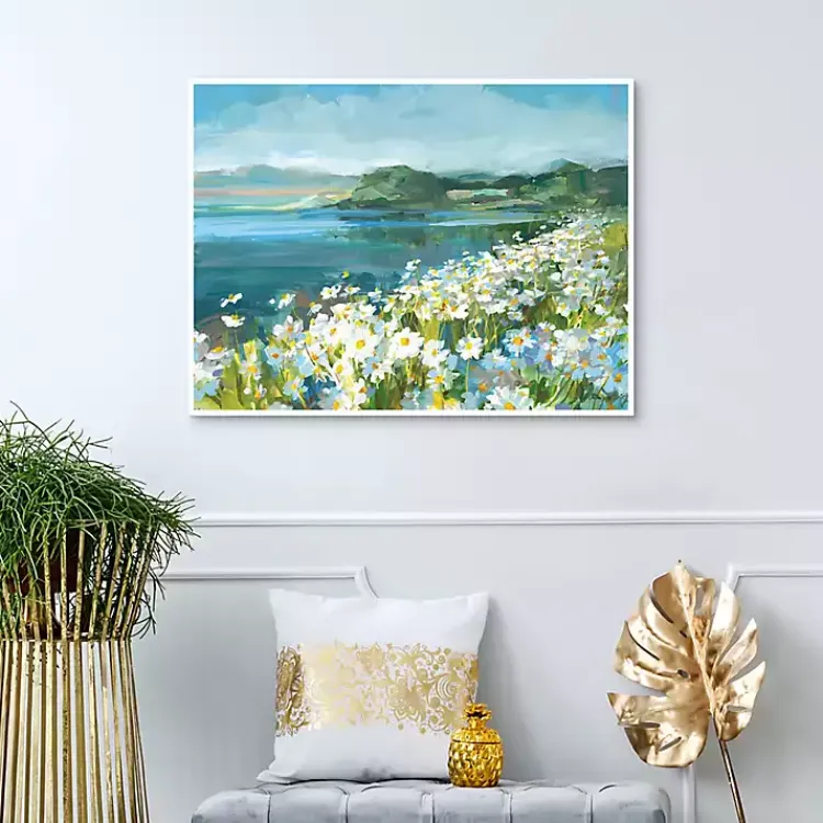 Canvas Art-Kirklands Home Wild Daisy Bay Framed Canvas Art Print