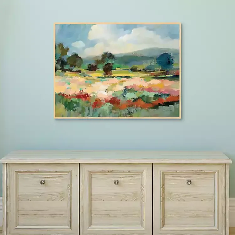 Canvas Art-Kirklands Home Before the Summer Rain Framed Canvas Art Print