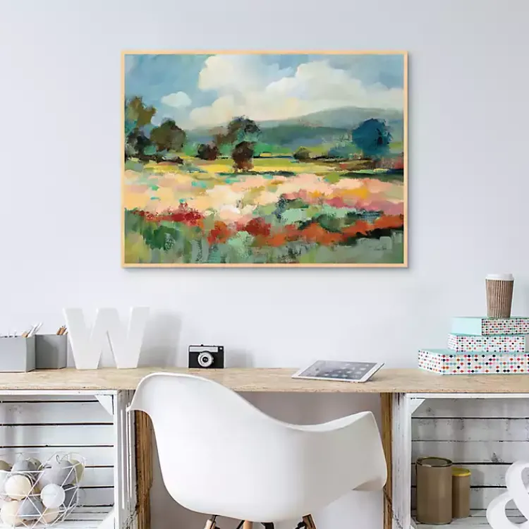 Canvas Art-Kirklands Home Before the Summer Rain Framed Canvas Art Print