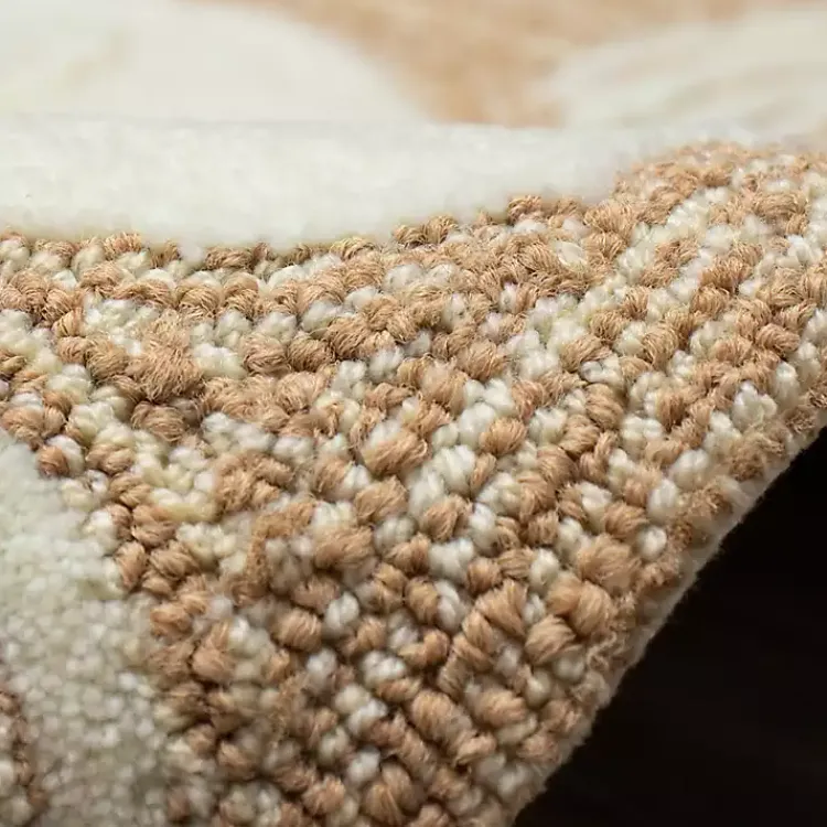 Outdoor Rugs-Kirklands Home Natural Sand Dollar Outdoor Accent Rug