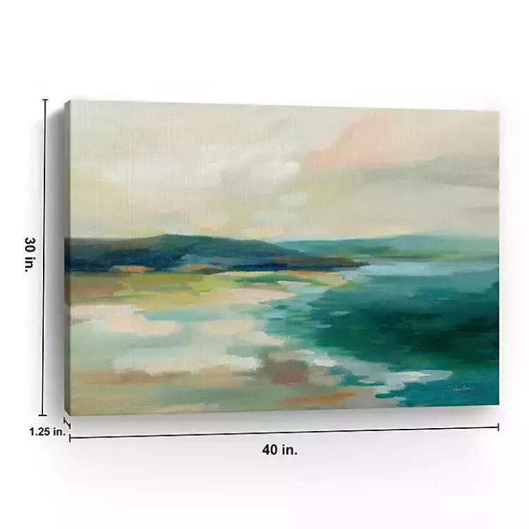 Canvas Art-Kirklands Home Pastel Lake Canvas Art Print, 40x30 in.