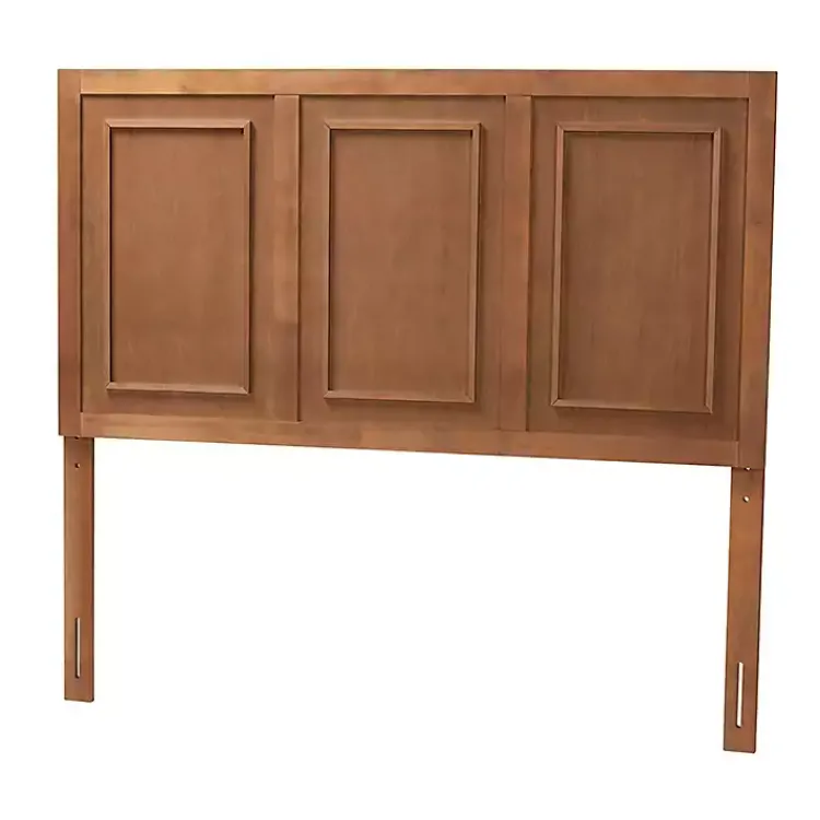 Beds & Headboards-Kirklands Home Warm 3-Panel Wood Full Headboard Brown