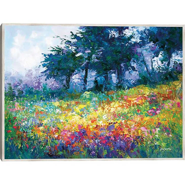 Canvas Art-Kirklands Home Colorful Wildflowers in Bloom Canvas Art Print