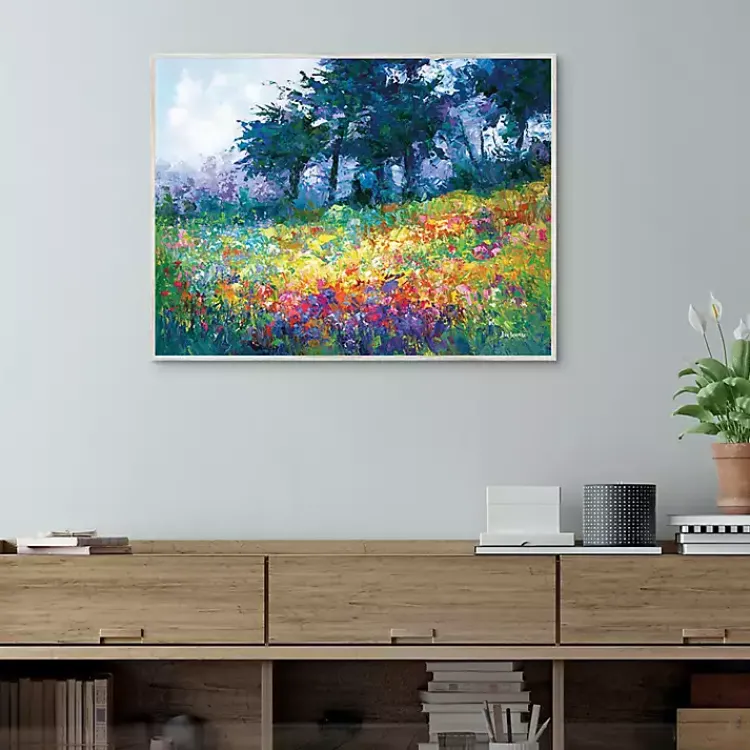 Canvas Art-Kirklands Home Colorful Wildflowers in Bloom Canvas Art Print